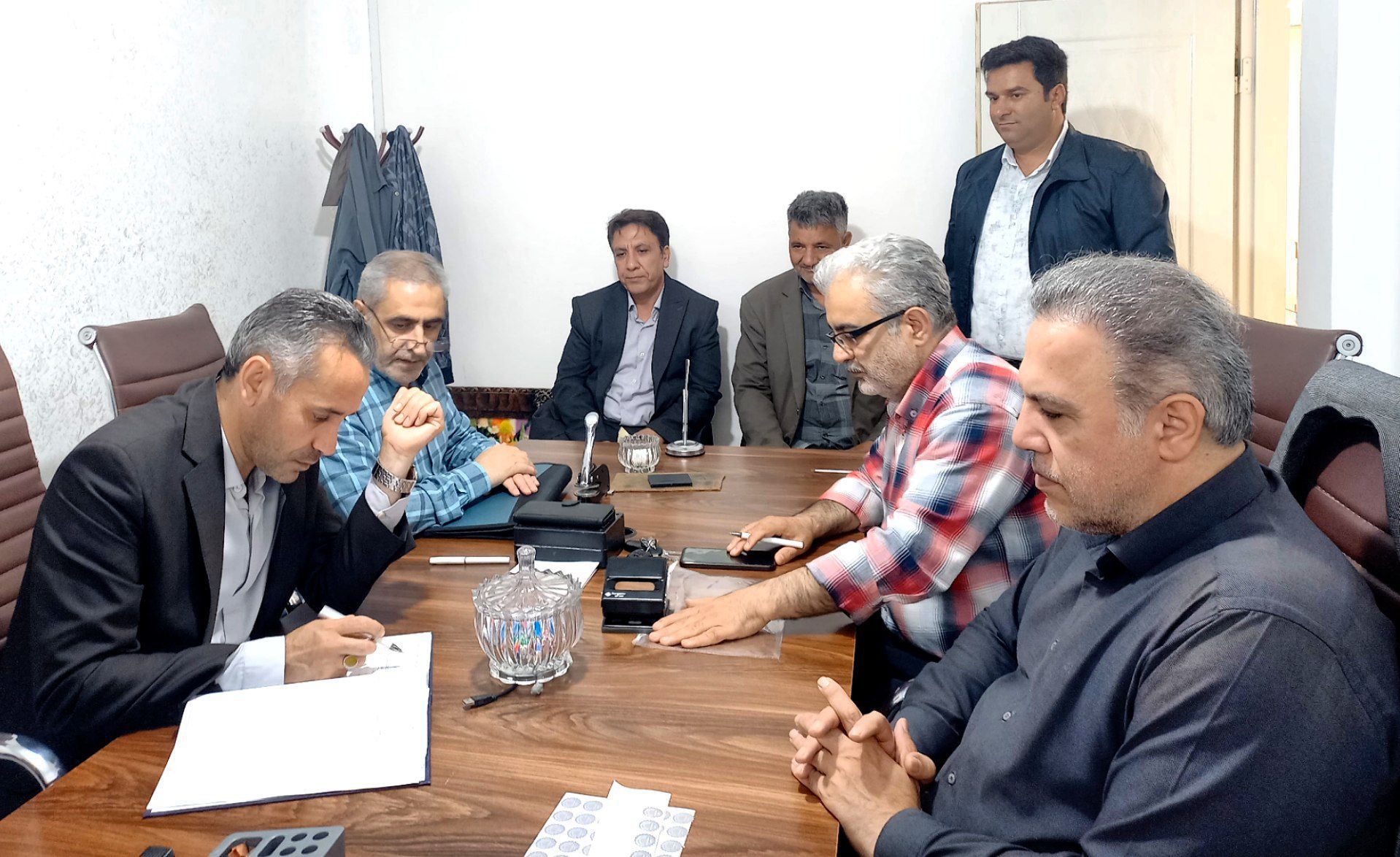 گزارش تصویری از مراحل تحویل قطعه تعاونی پیشتاز ساوالان گستر (زندان)